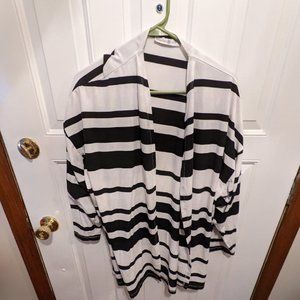 White and Black Cardigan